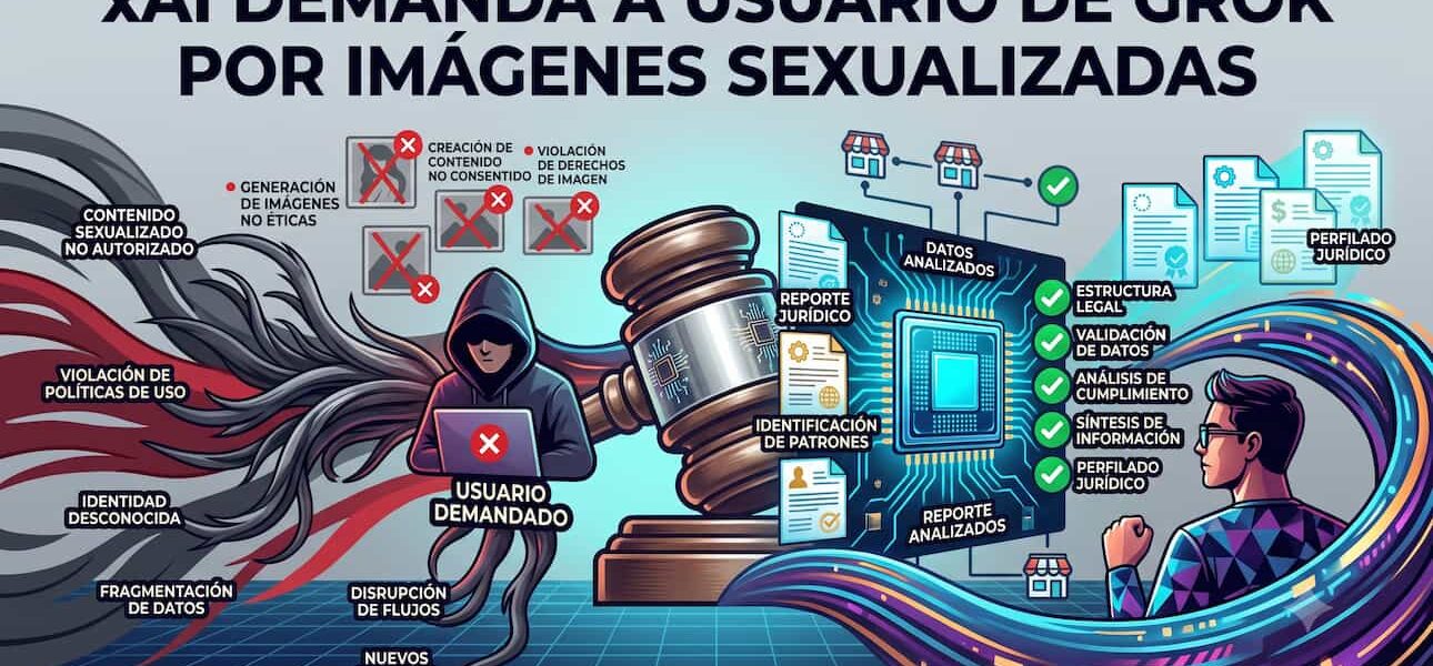 xAI demanda a usuario de Grok por imágenes sexualizadas