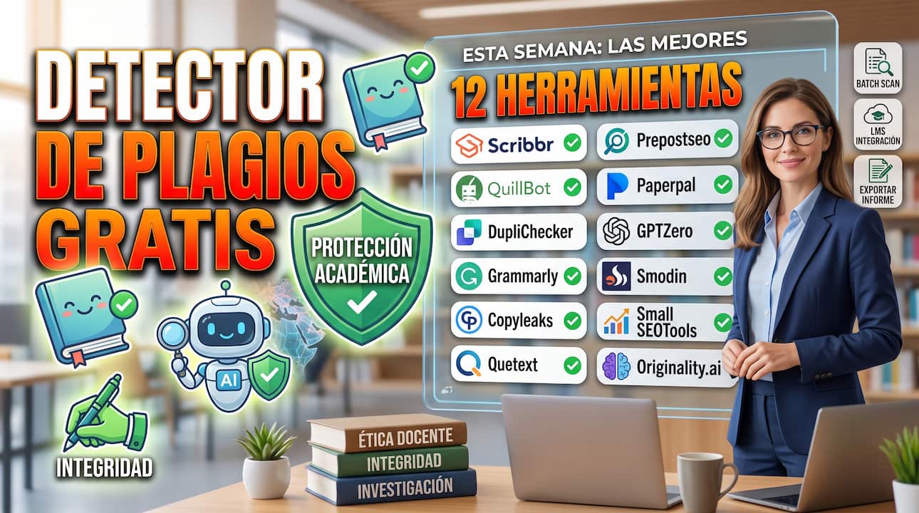 Detector de Plagios Gratis: 12 Herramientas para Profesores