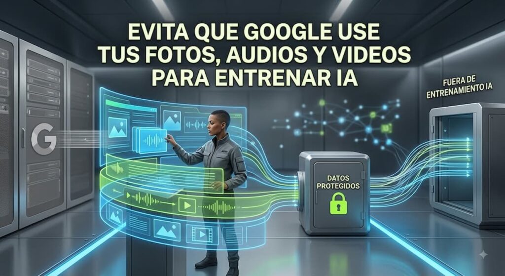 Cómo evitar que Google use tus fotos y audios para entrenar su IA