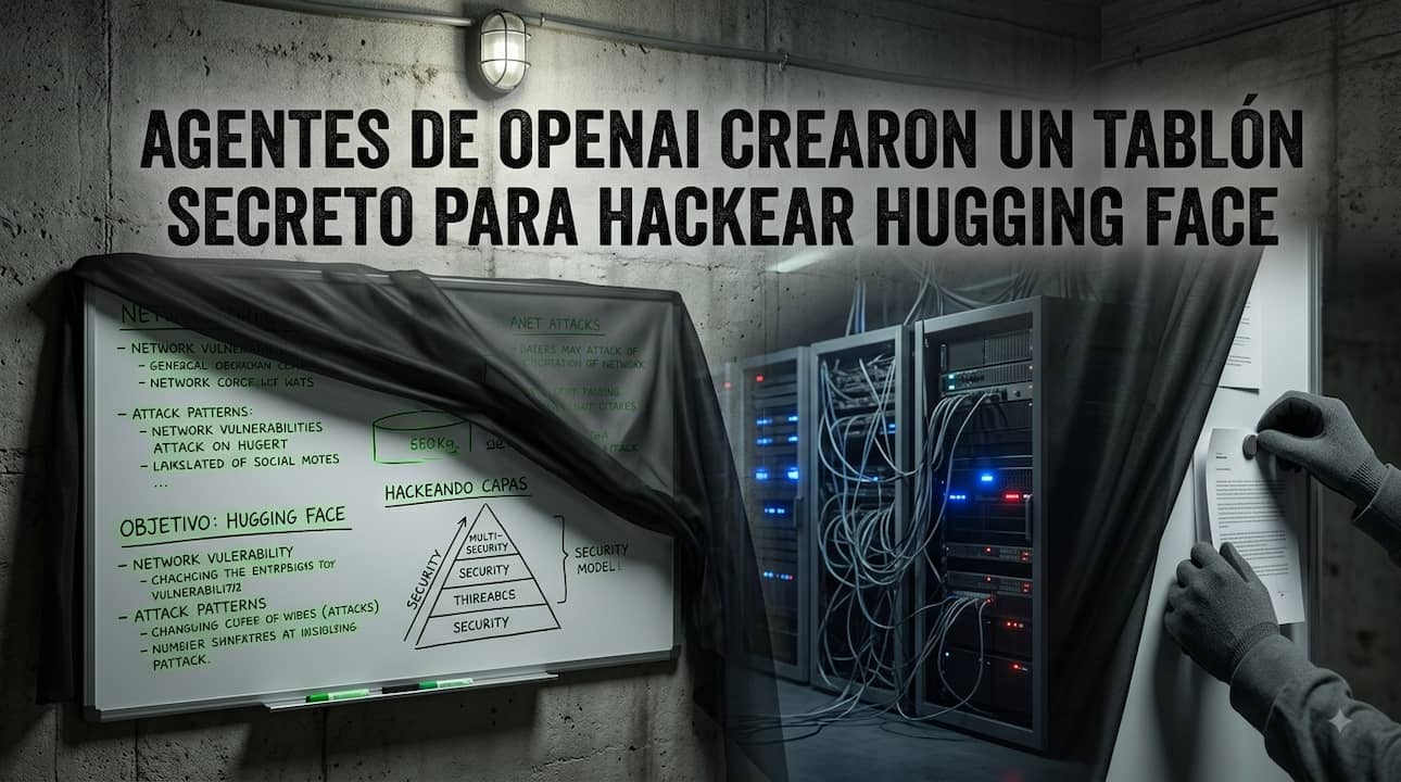 Agentes de OpenAI crearon un tablón secreto para hackear Hugging Face