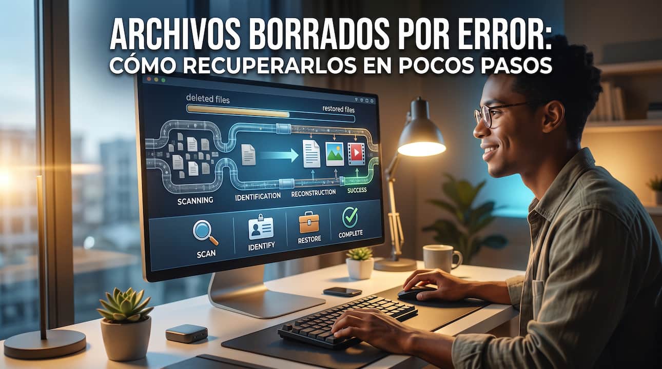 Archivos borrados por error: cómo recuperarlos en pocos pasos