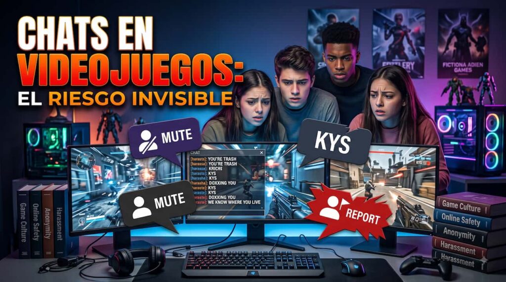 Chats en Videojuegos: El Riesgo Invisible que Pone en Alerta a Familias