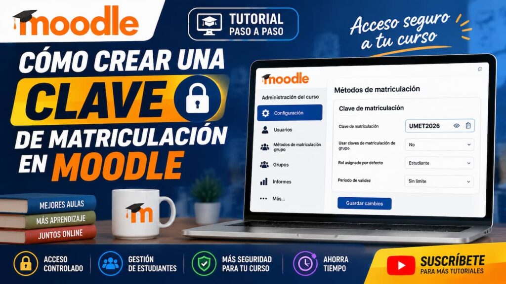 Moodle: cómo crear curso y activar matrícula automática