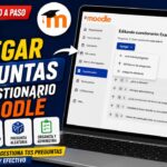 Cómo agregar preguntas a un cuestionario en Moodle