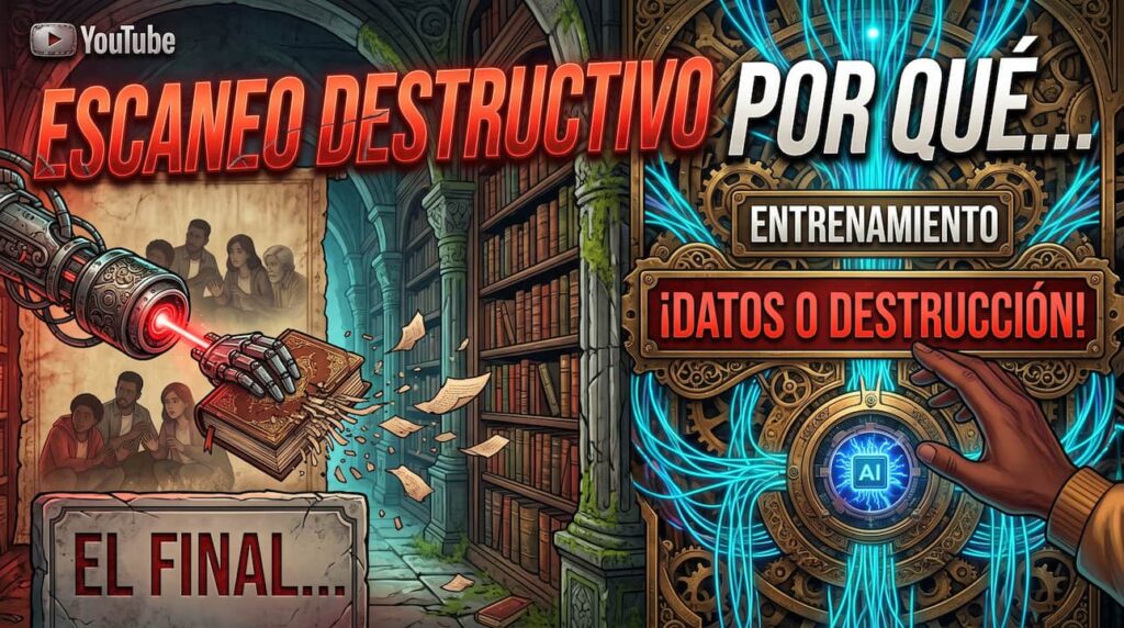 El Escaneo Destructivo de la IA: Por Qué se Destruyen Libros para Entrenar Máquinas