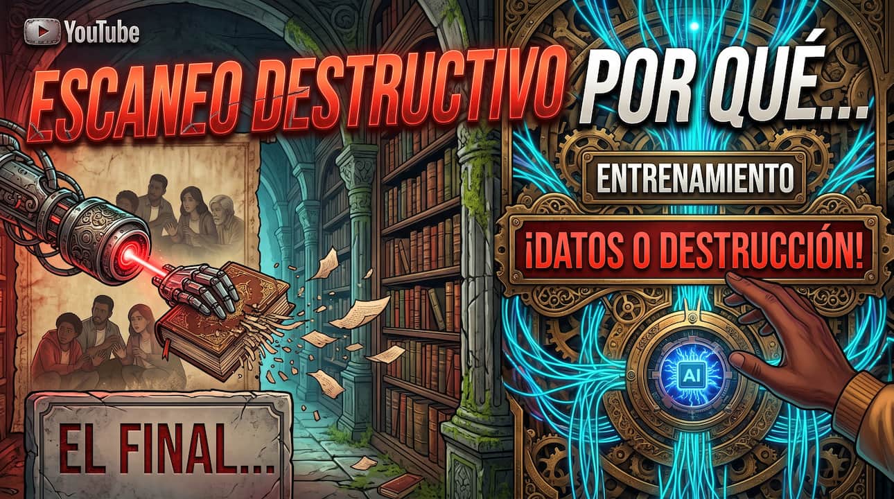 El Escaneo Destructivo de la IA: Por Qué se Destruyen Libros para Entrenar Máquinas