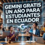 Gemini Gratis un Año para Estudiantes en Ecuador