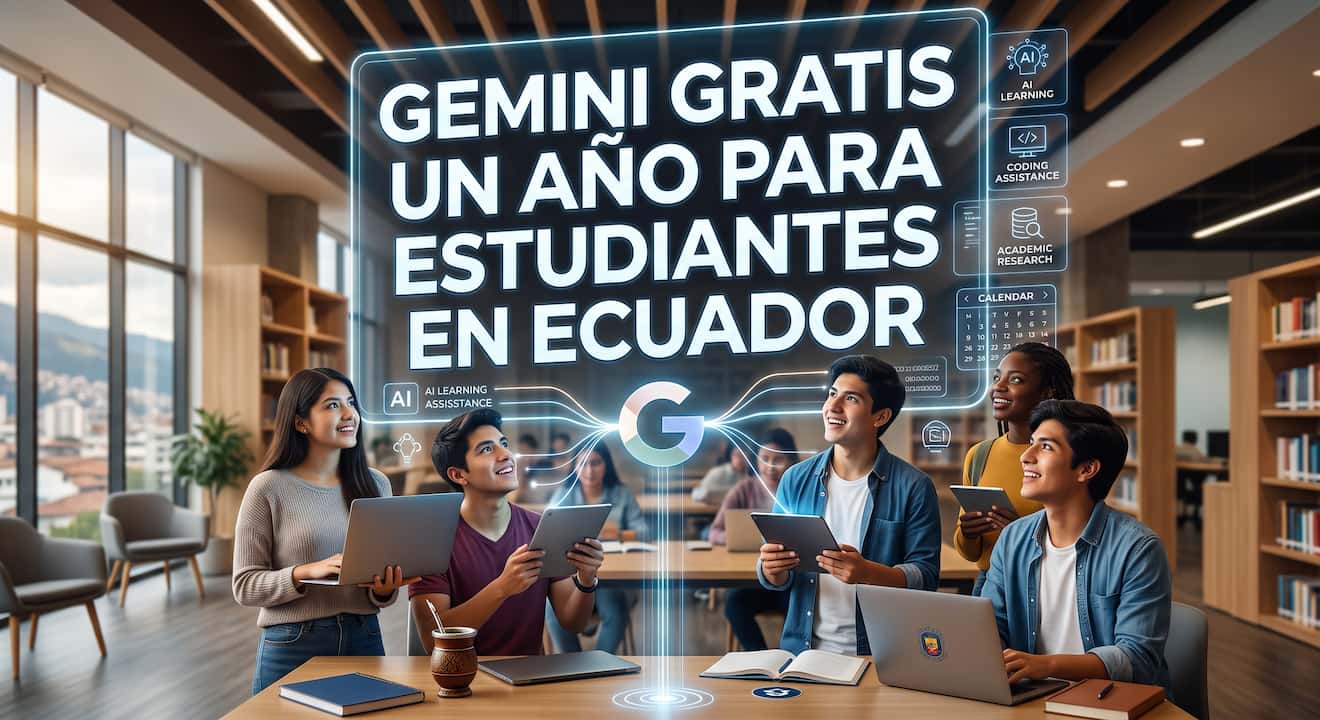 Gemini Gratis un Año para Estudiantes en Ecuador