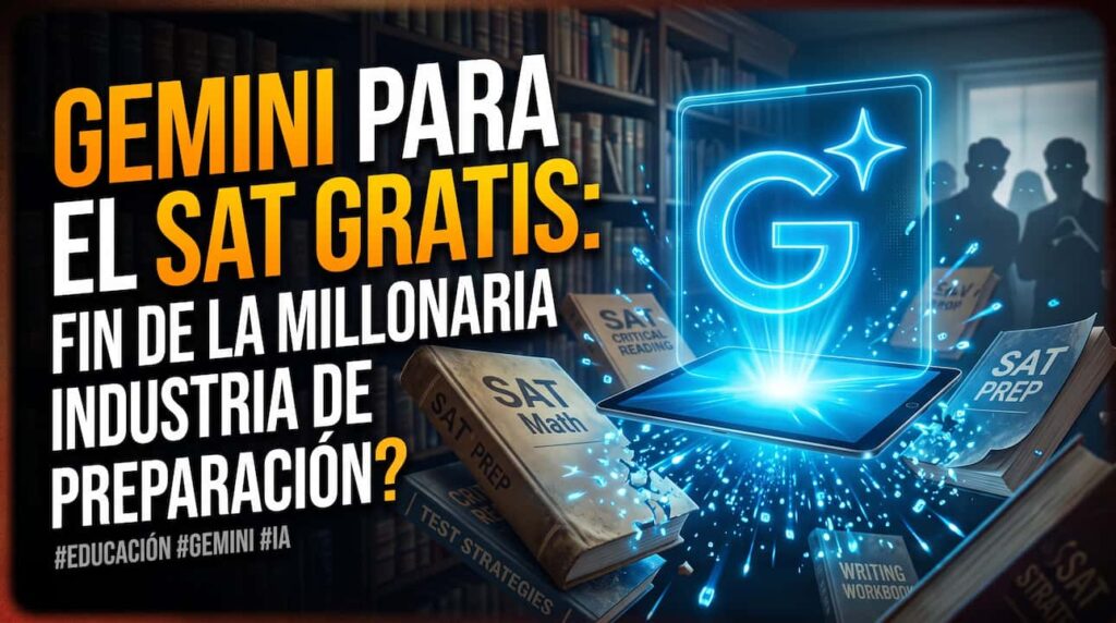 Gemini para el SAT Gratis: ¿El Fin de la Millonaria Industria de Preparación?