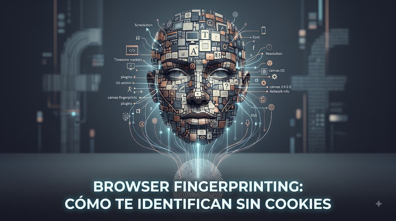 Browser fingerprinting: cómo te identifican sin cookies