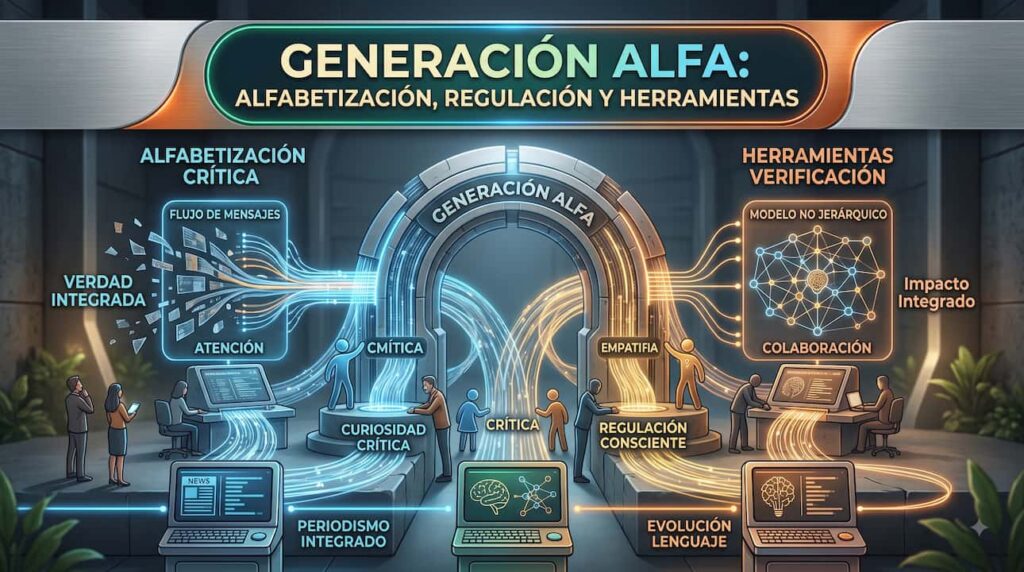 Generación Alfa: alfabetización, regulación y herramientas contra la desinformación