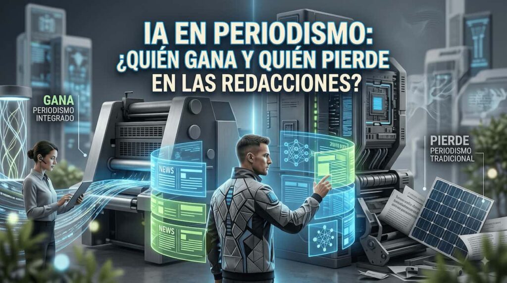 IA en periodismo: ¿quién gana y quién pierde en las redacciones?