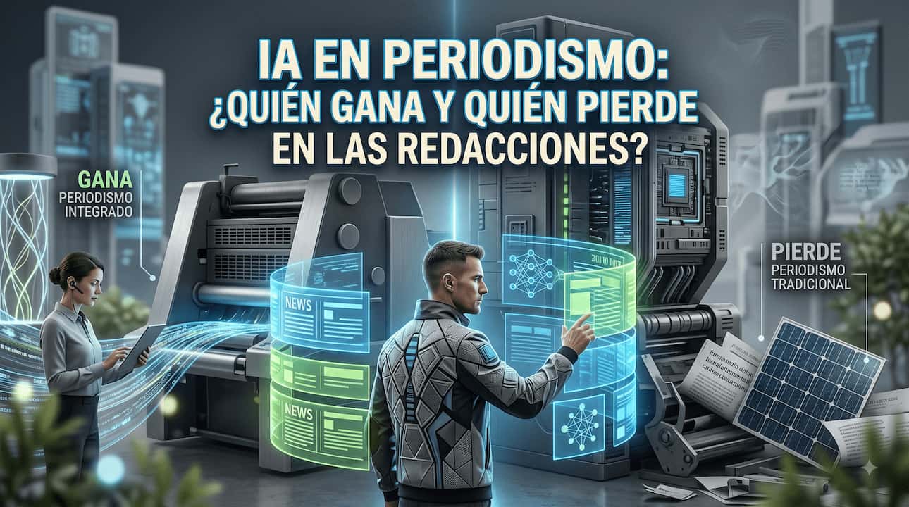 IA en periodismo: ¿quién gana y quién pierde en las redacciones?