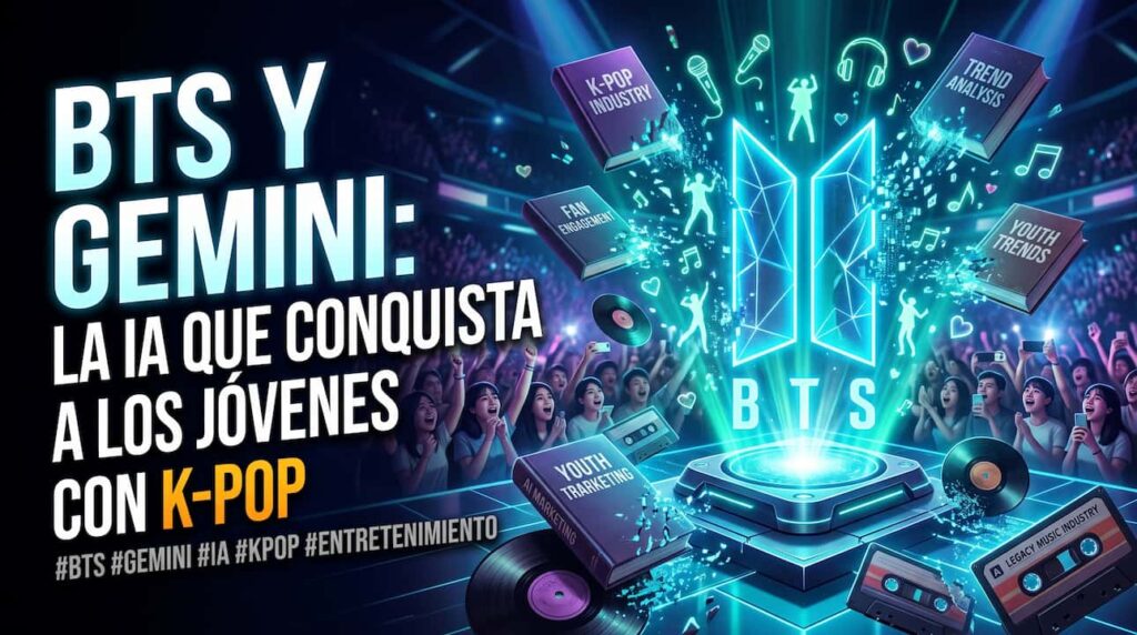 BTS y Gemini: La IA que Conquista a los Jóvenes con K-Pop