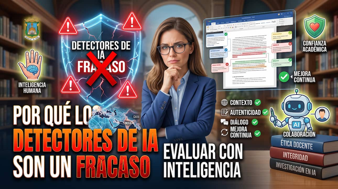 Evaluar con Inteligencia: Por Qué los Detectores de IA son un Fracaso