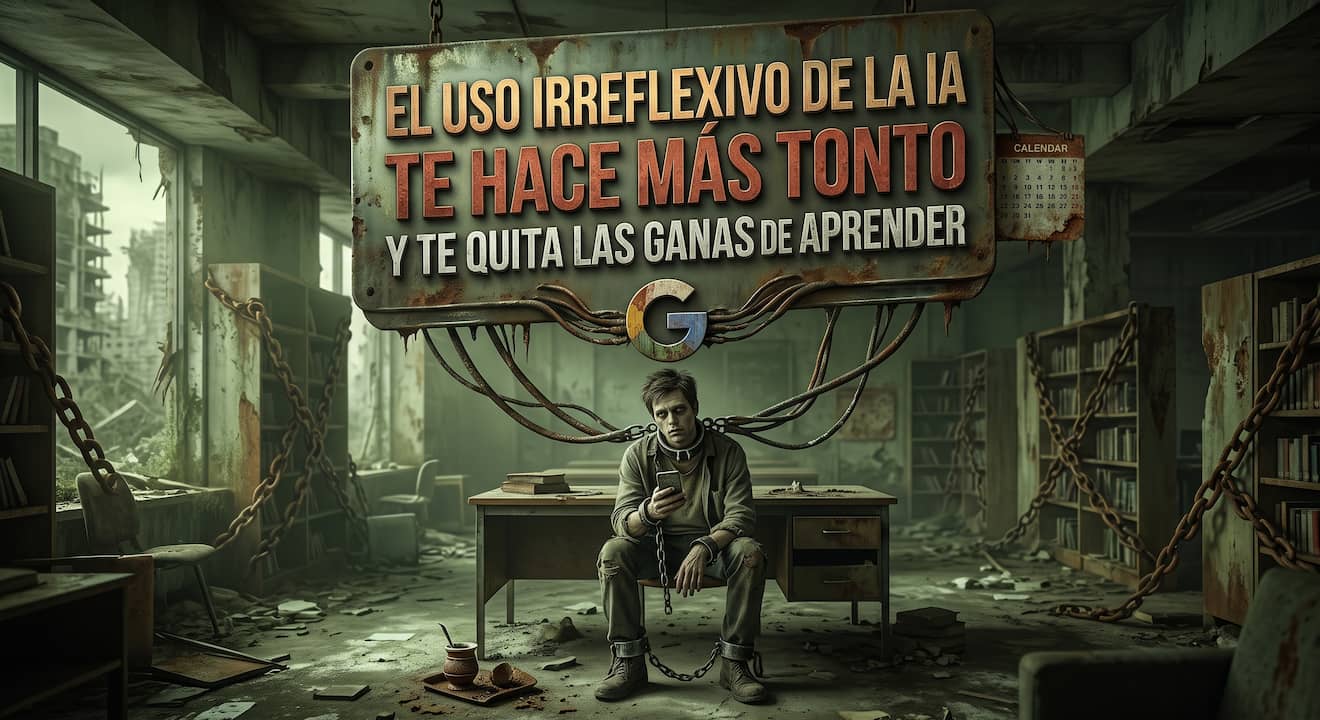 El Uso Irreflexivo de la IA te Hace más Tonto y te Quita las Ganas de Aprender