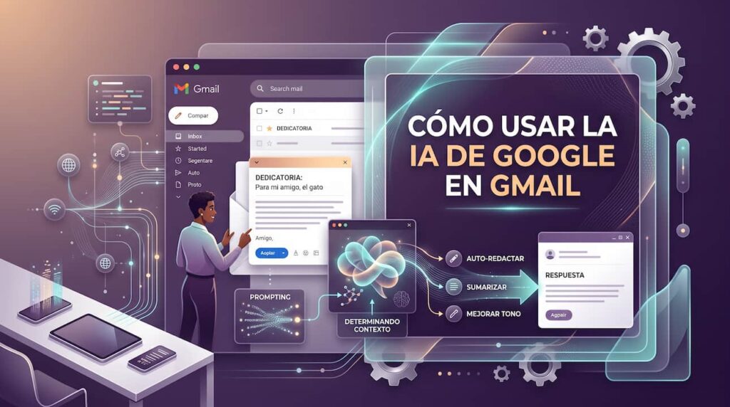 Cómo usar la IA de Google en Gmail: guía y ventajas