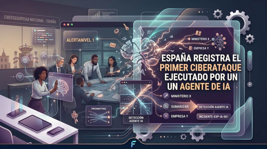 España registra el primer ciberataque ejecutado por un agente de IA