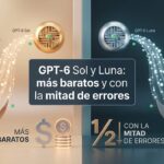 GPT-6 Sol y Luna: más baratos y con la mitad de errores