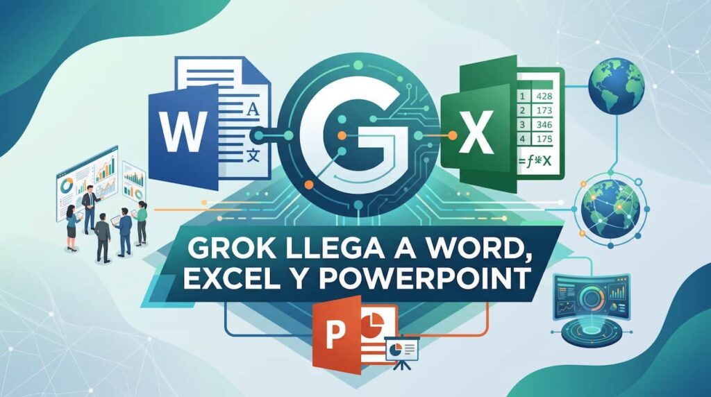 Grok llega a Word, Excel y PowerPoint: qué cambia en Copilot