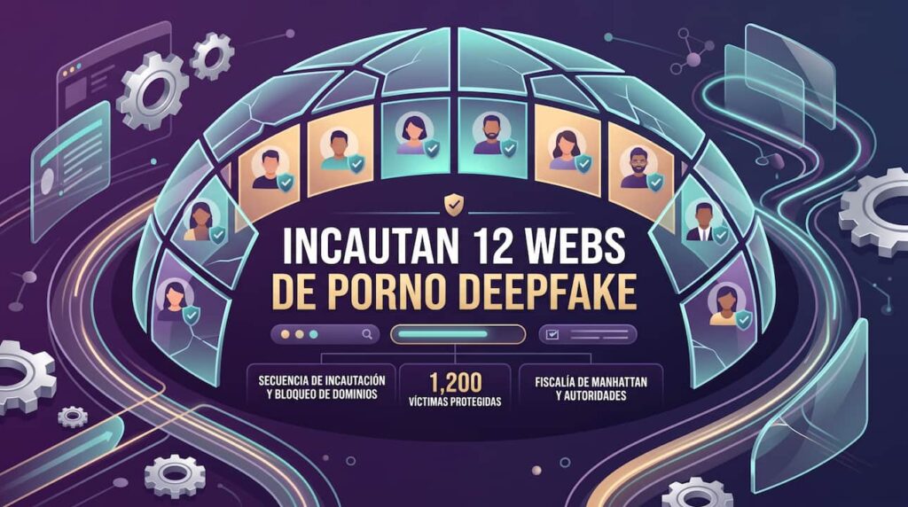 Incautan 12 webs de porno deepfake con 1.200 víctimas