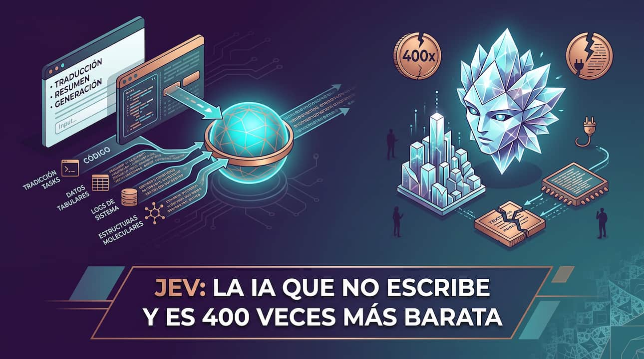 Jev: la IA que no escribe y es 400 veces más barata