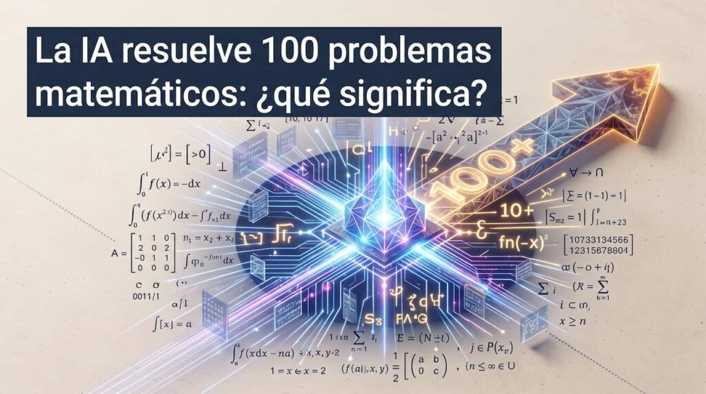 La IA resuelve 100 problemas matemáticos: ¿qué significa?