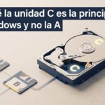 Por qué la unidad C es la principal en Windows y no la A
