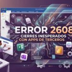 Word error 2608: cierres inesperados con apps de terceros