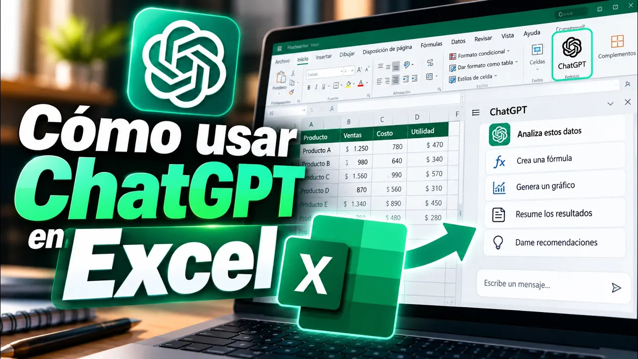 ChatGPT en Excel: 5 Formas de Convertir Datos en Decisiones