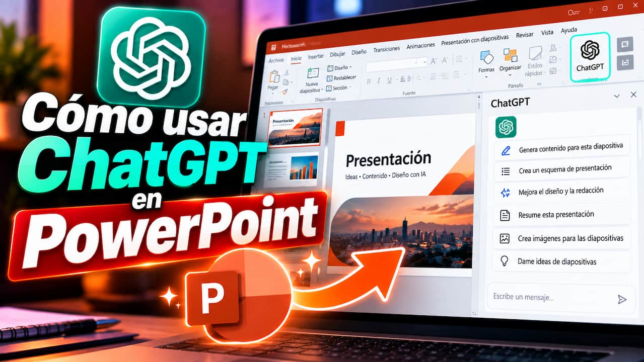 ChatGPT en PowerPoint: 5 Formas de Transformar Notas en Presentaciones