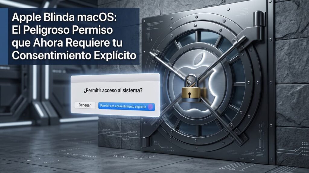 Apple Blinda macOS: El Peligroso Permiso que Ahora Requiere tu Consentimiento Explícito