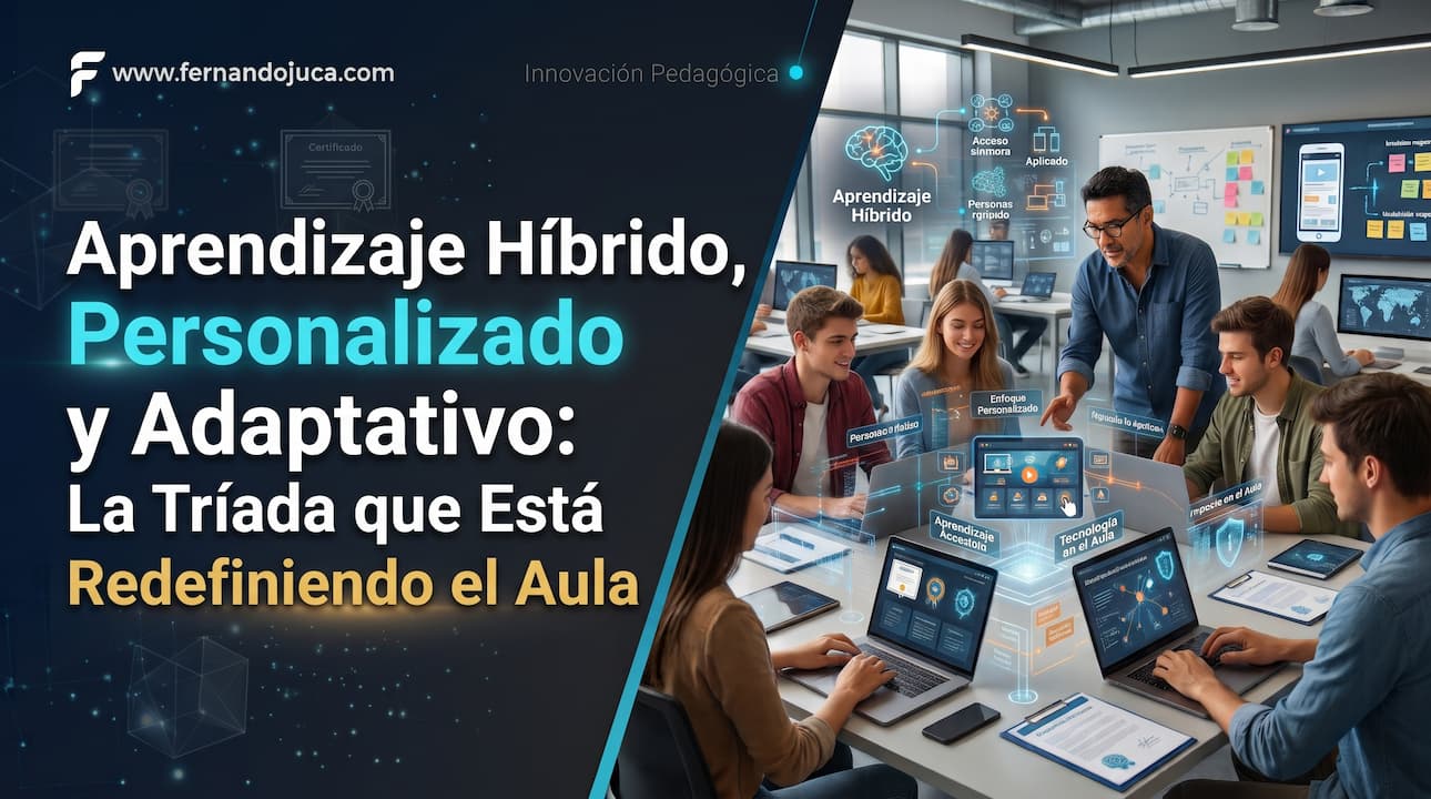 Aprendizaje Híbrido, Personalizado y Adaptativo: La Tríada que Está Redefiniendo el Aula