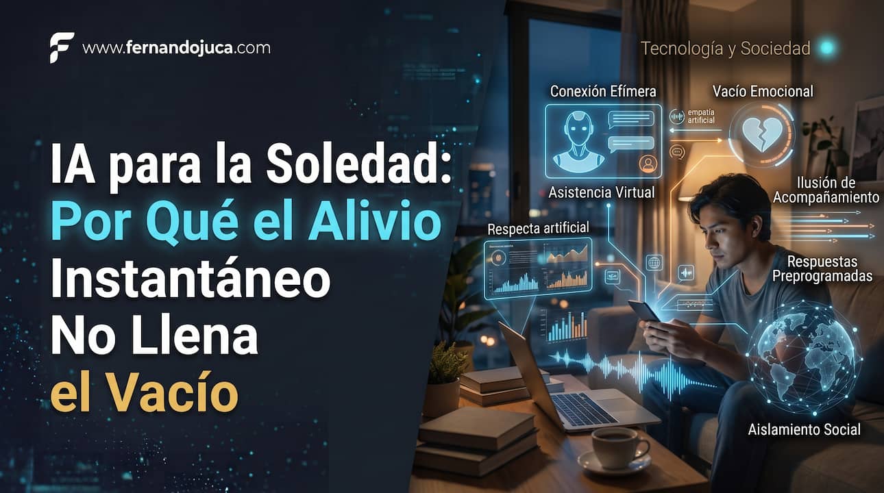IA para la Soledad: Por Qué el Alivio Instantáneo No Llena el Vacío