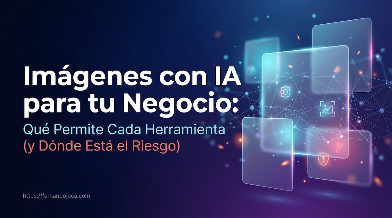 Imágenes con IA para tu Negocio: Qué Permite Cada Herramienta (y Dónde Está el Riesgo)