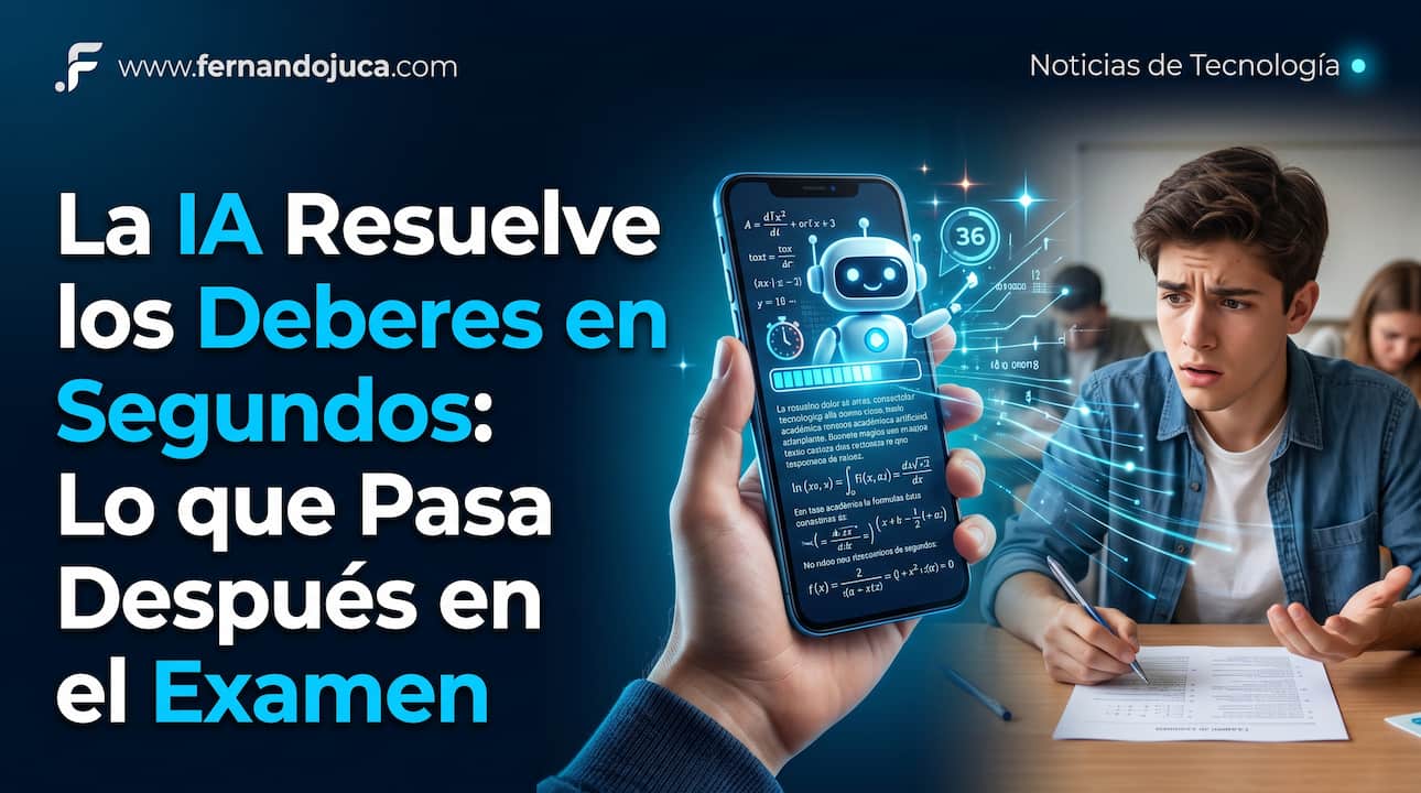 La IA Resuelve los Deberes en Segundos: Lo que Pasa Después en el Examen