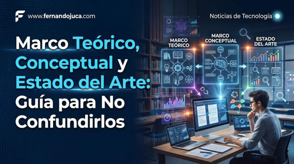 Marco Teórico, Conceptual y Estado del Arte: Guía para No Confundirlos