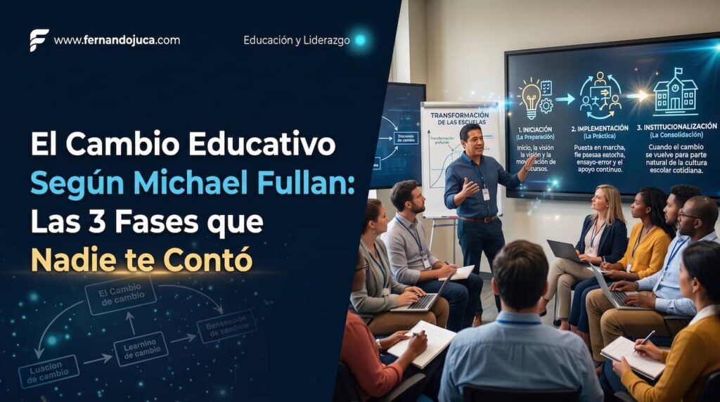 El Cambio Educativo Según Michael Fullan: Las 3 Fases que Nadie te Contó
