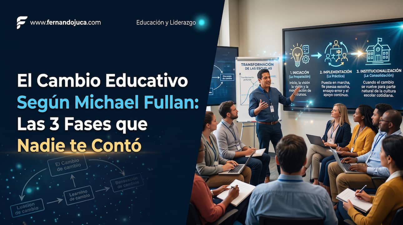 El Cambio Educativo Según Michael Fullan: Las 3 Fases que Nadie te Contó