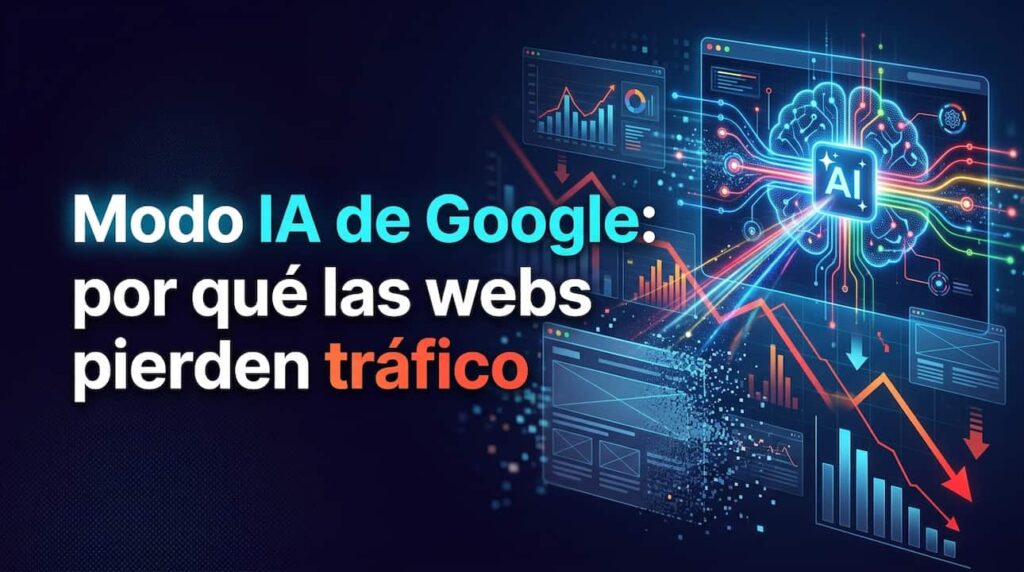 Modo IA de Google: por qué las webs pierden tráfico