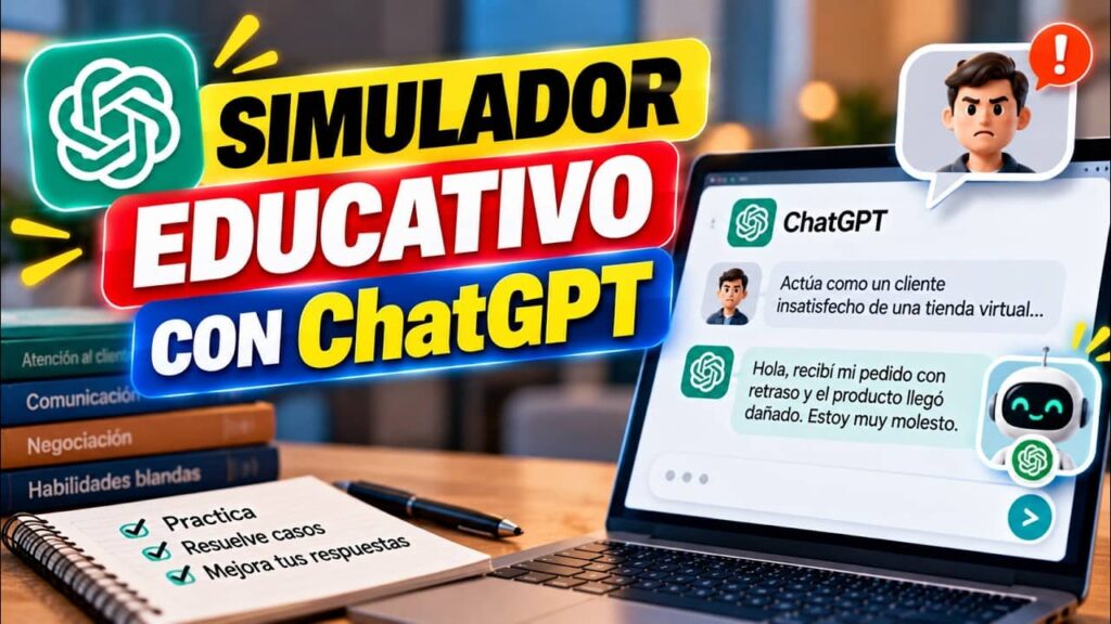ChatGPT como simulador educativo para aprender practicando