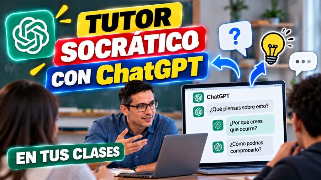 Cómo usar ChatGPT como tutor socrático en tus clases
