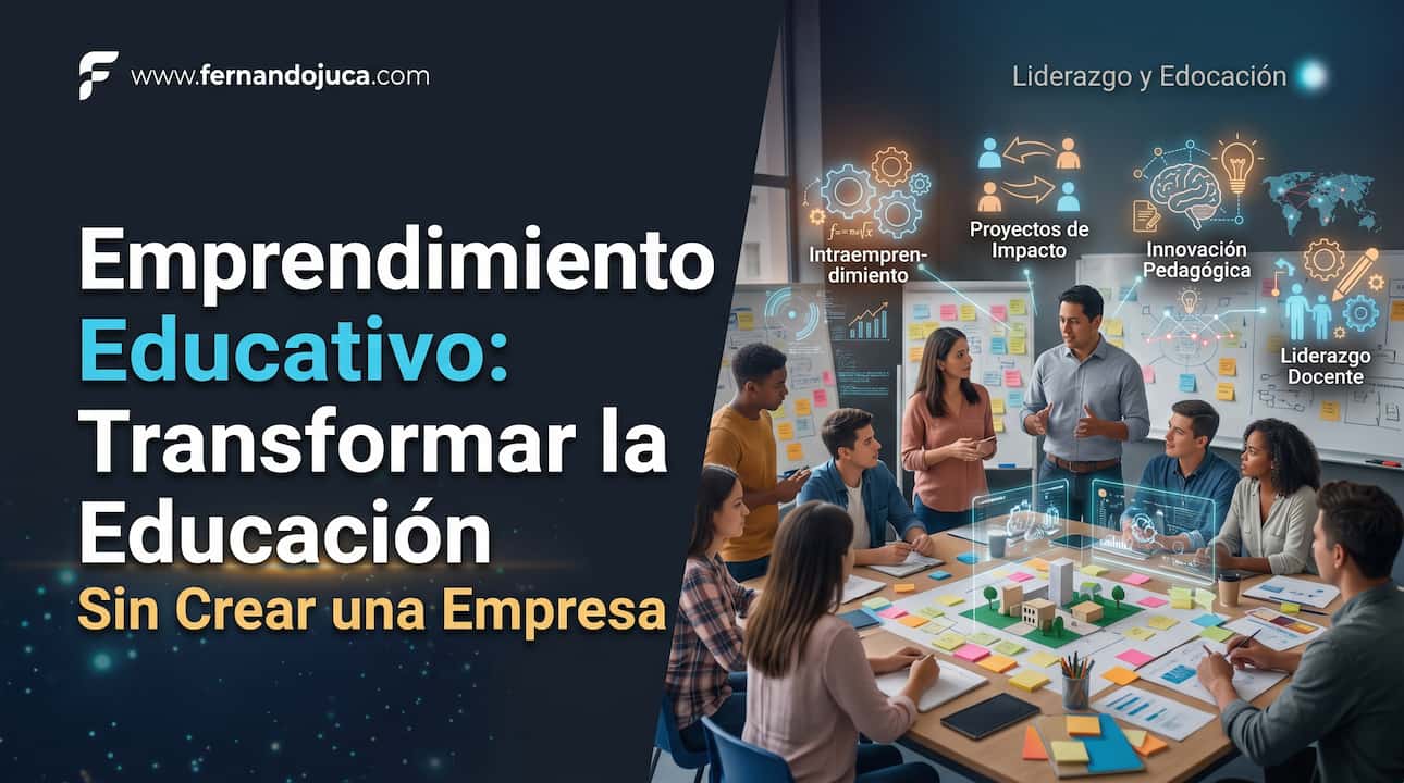 Emprendimiento Educativo: Transformar la Educación Sin Crear una Empresa
