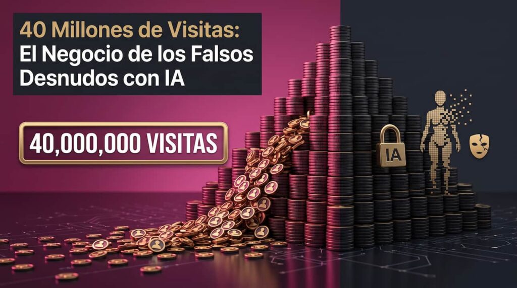 40 Millones de Visitas: El Negocio de los Falsos Desnudos con IA