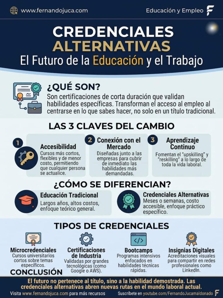 infografia credenciales-alternativas-microcredenciales