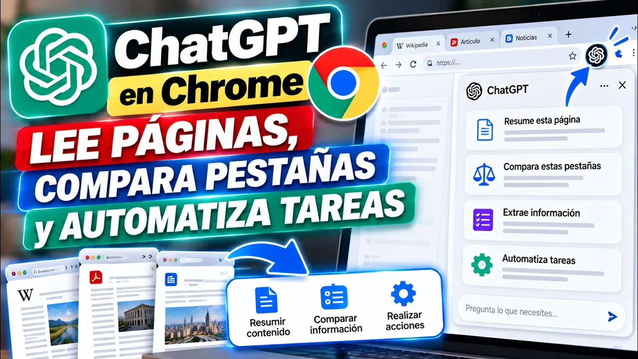 Extensión de ChatGPT en Chrome: Guía Práctica para Delegar Tareas