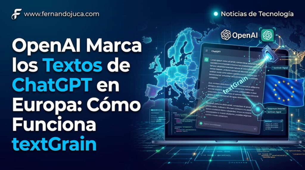 OpenAI Marca los Textos de ChatGPT en Europa: Cómo Funciona textGrain